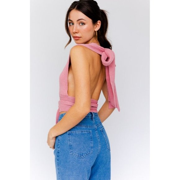 LE LIS MULTI TIE / CONVERTIBLE SWEATER TANK - Picture 3 of 11